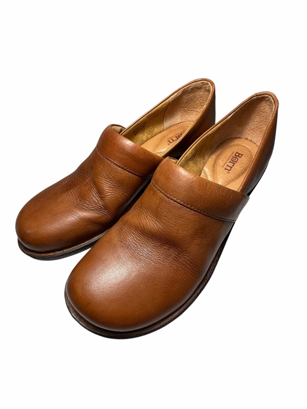 B.O.C Born Toby Duo Brown Leather Slip-On Loafers Womens 9.5 - Picture 5 of 15